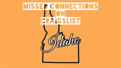 craigslist boise missed connections|boise idaho missed connections.